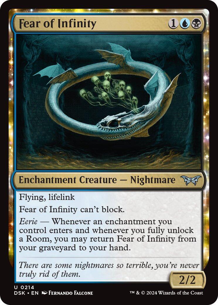 Fear of Infinity #214 Foil - Duskmourn: House of Horrors