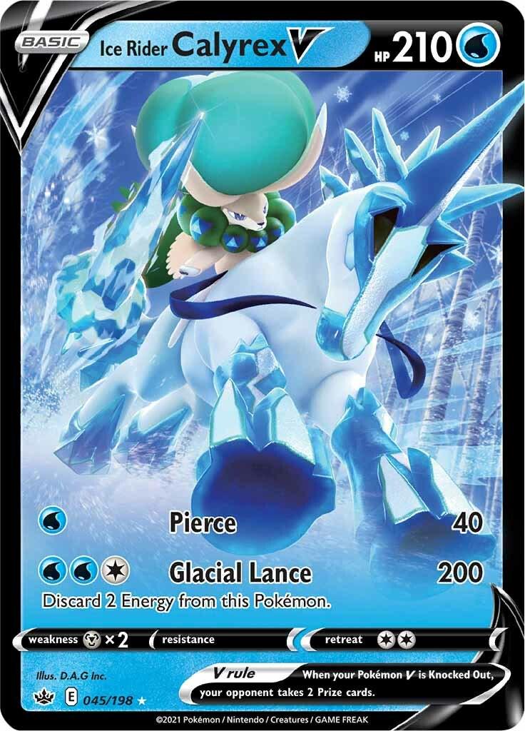 Ice Rider Calyrex V - 45/198 - Chilling Reign