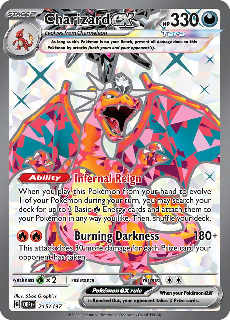 Charizard EX - 215/197 - Obsidian Flames