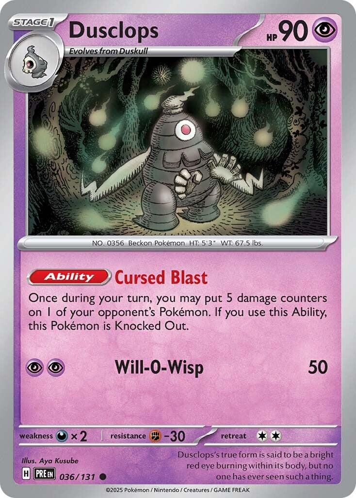 Dusclops - 36/131