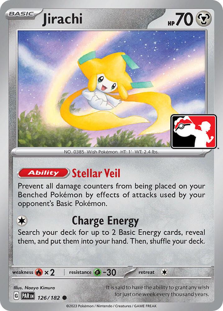 Jirachi - Cosmic Holo - Prize Pack - 126/182