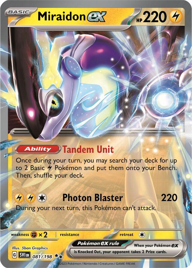 Miraidon EX - 81/198 - Scarlet & Violet