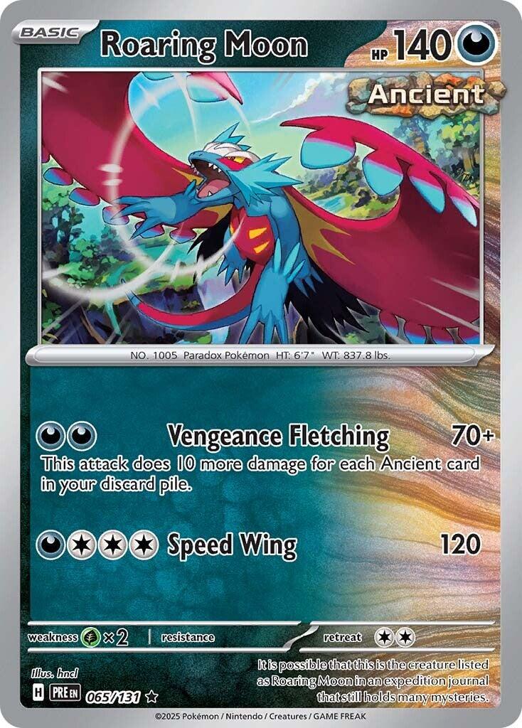 Roaring Moon - Holo - 65/131 - Prismatic Evolutions