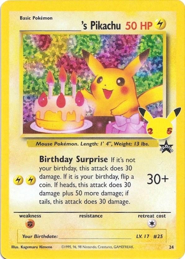 Pikachu Birthday - Promo - 24
