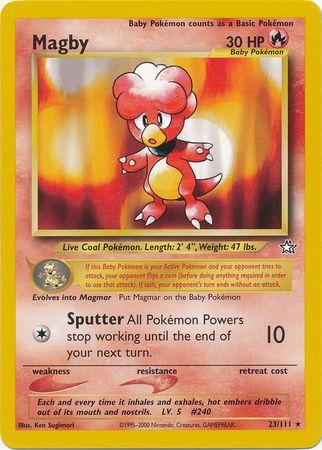 Magby - HP - 23/111 - Neo Genesis