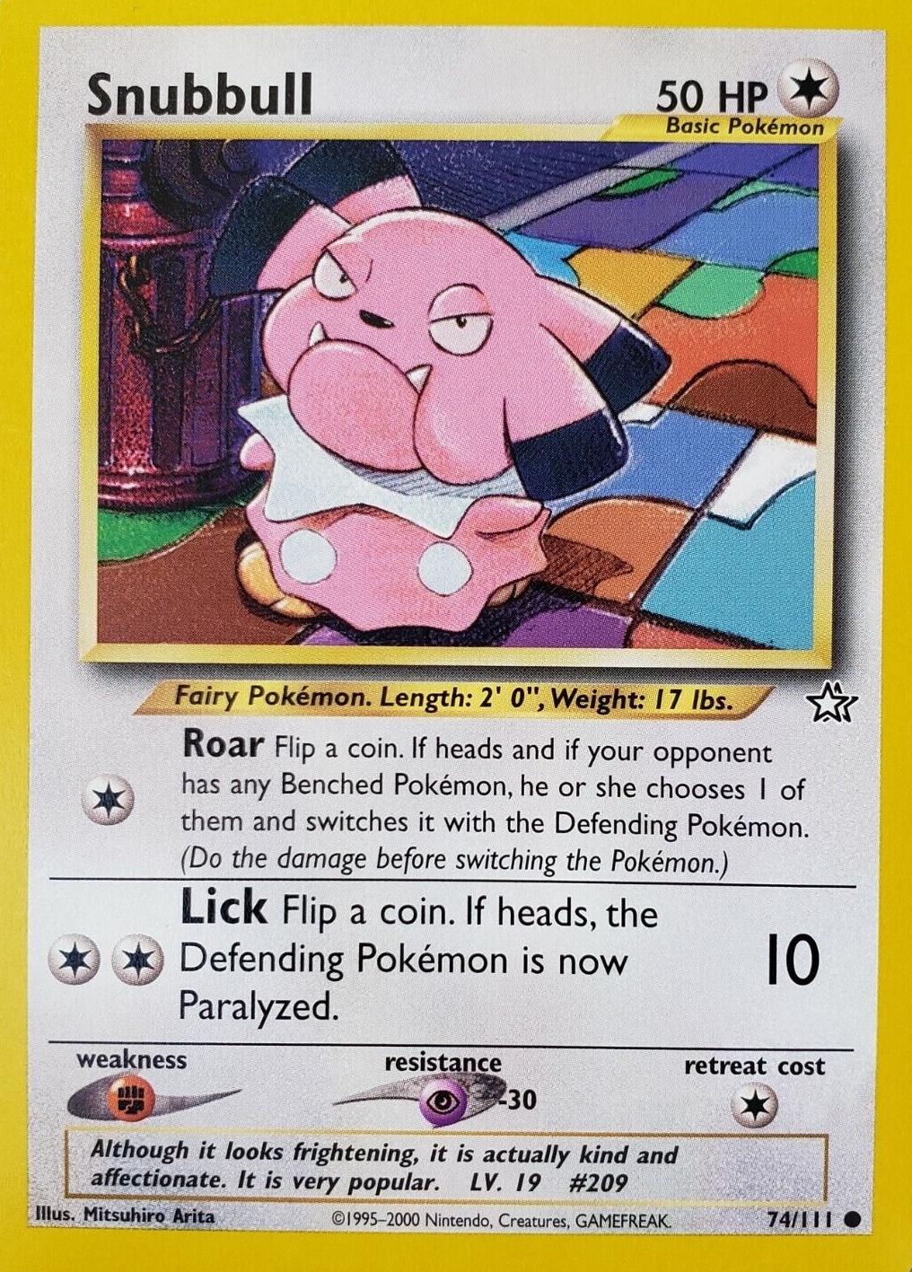 Snubbull - MP - 74/111 - Neo Genesis