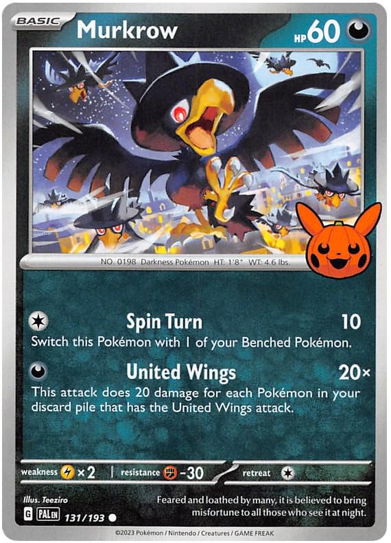 Murkrow - 131/193 - Trick or Trade 2023
