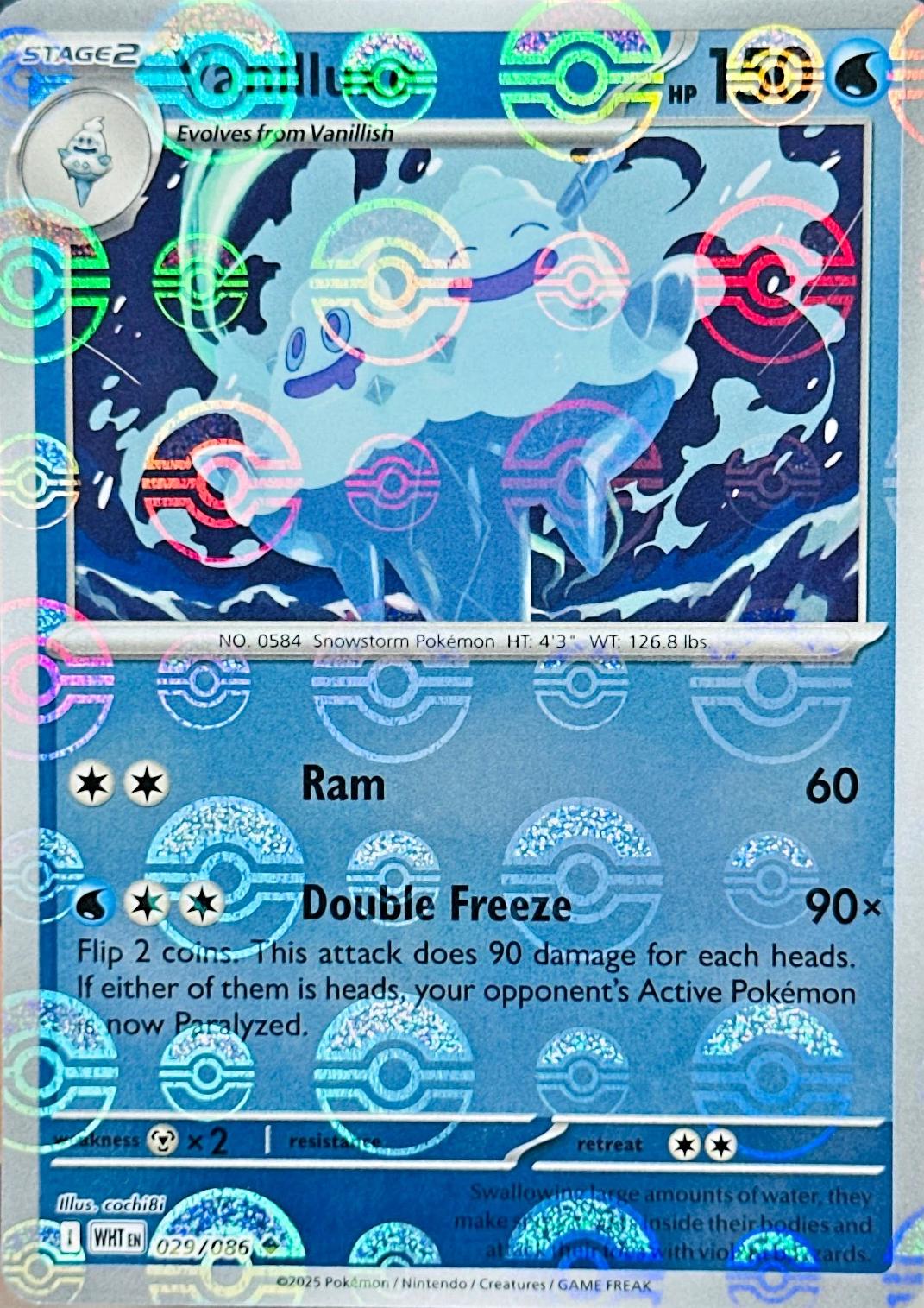 Vanilluxe - Pokeball Reverse - 29/86 - White Flare