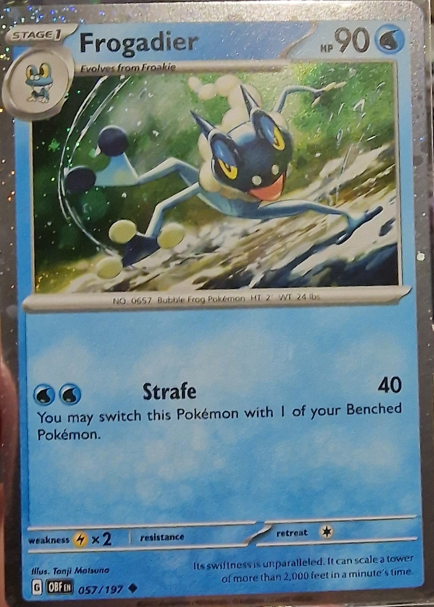 Frogadier - Cosmic Holo - 57/197