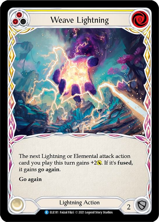 Weave Lightning - Gul - ELE181 - Tales of Aria