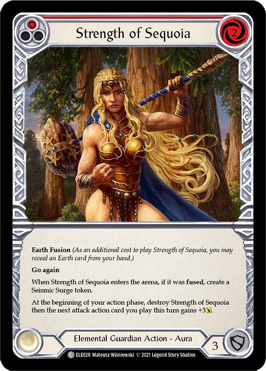 Strength of Sequoia - Rød - ELE028 - Tales of Aria