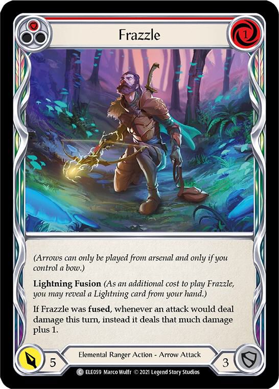 Frazzle - Foil - Rød - ELE059 - Tales of Aria