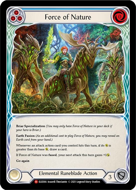 Force of Nature - Blå - ELE066 - Tales of Aria