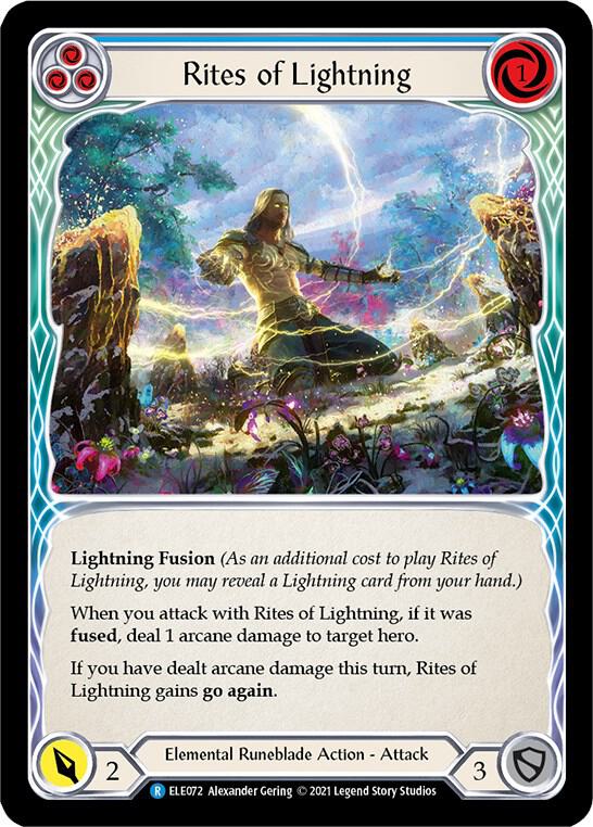 Rites of Lightning - Blå - ELE072 - Tales of Aria