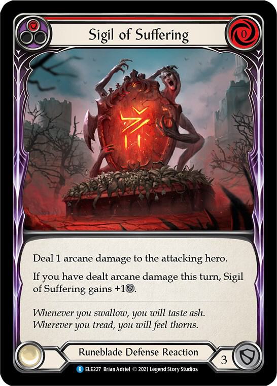 Sigil of Suffering - Rød - ELE227 - Tales of Aria