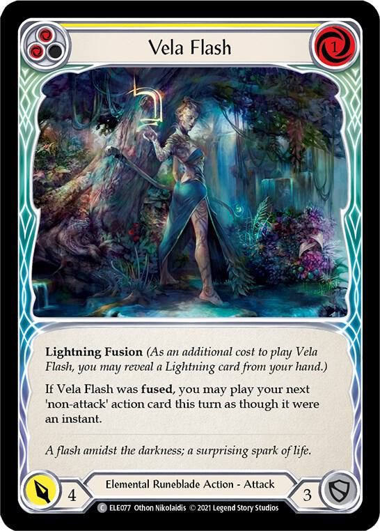 Vela Flash - Gul - ELE077 - Tales of Aria