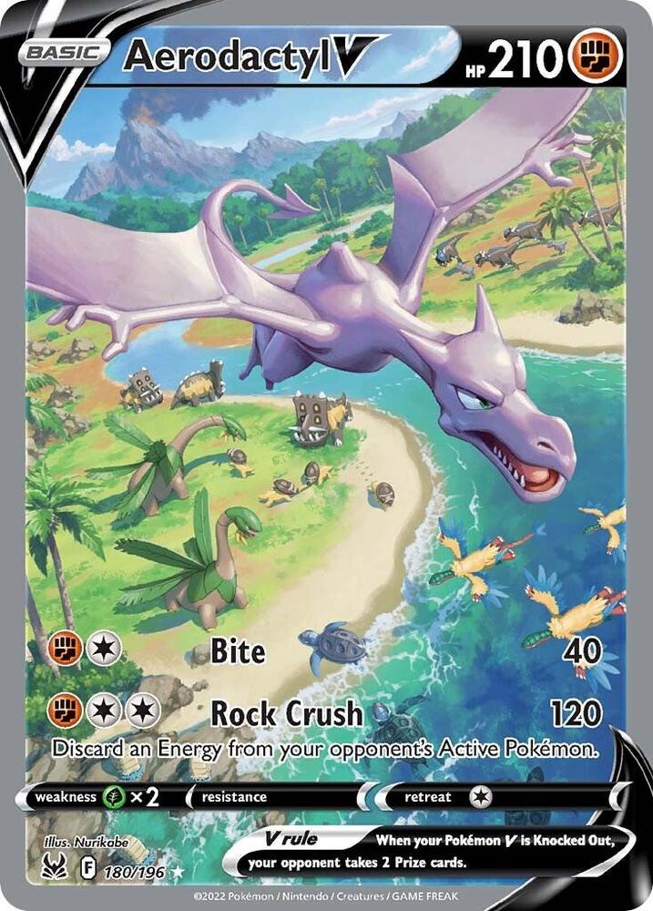 Aerodactyl V - 180/196 - Lost Origin