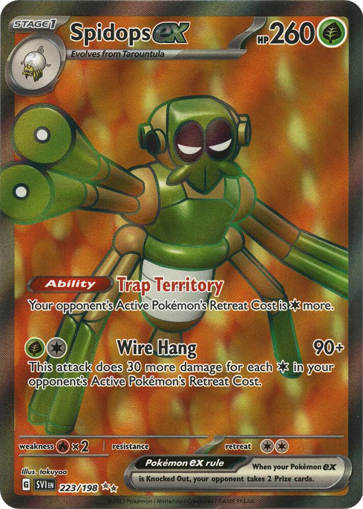 Spidops EX - 223/198 - Scarlet & Violet