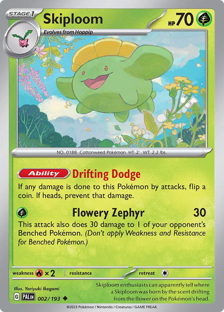 Skiploom - 2/193 - Paldea Evolved