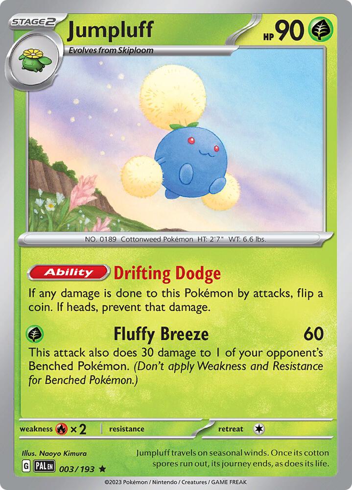 Jumpluff - Holo - 3/193 - Paldea Evolved