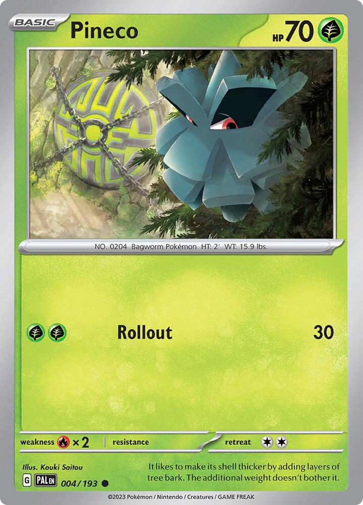 Pineco - 4/193 - Paldea Evolved