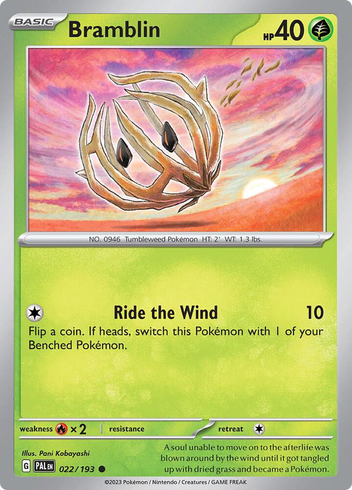 Bramblin - 22/193 - Paldea Evolved