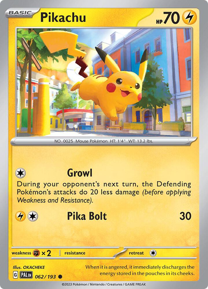 Pikachu - 62/193 - Paldea Evolved