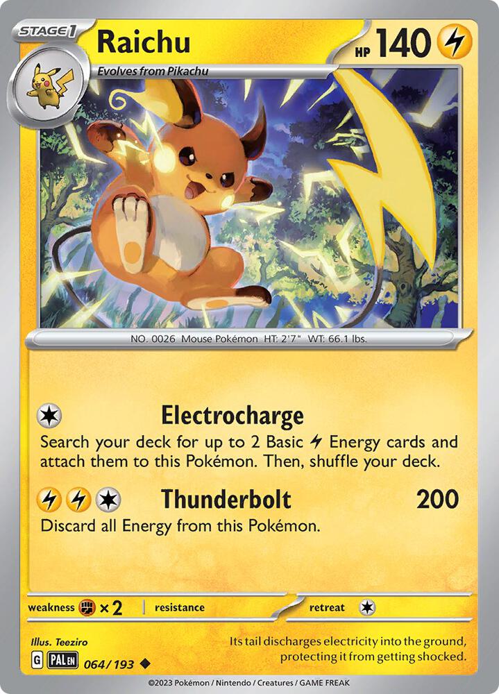 Raichu - 64/193 - Paldea Evolved