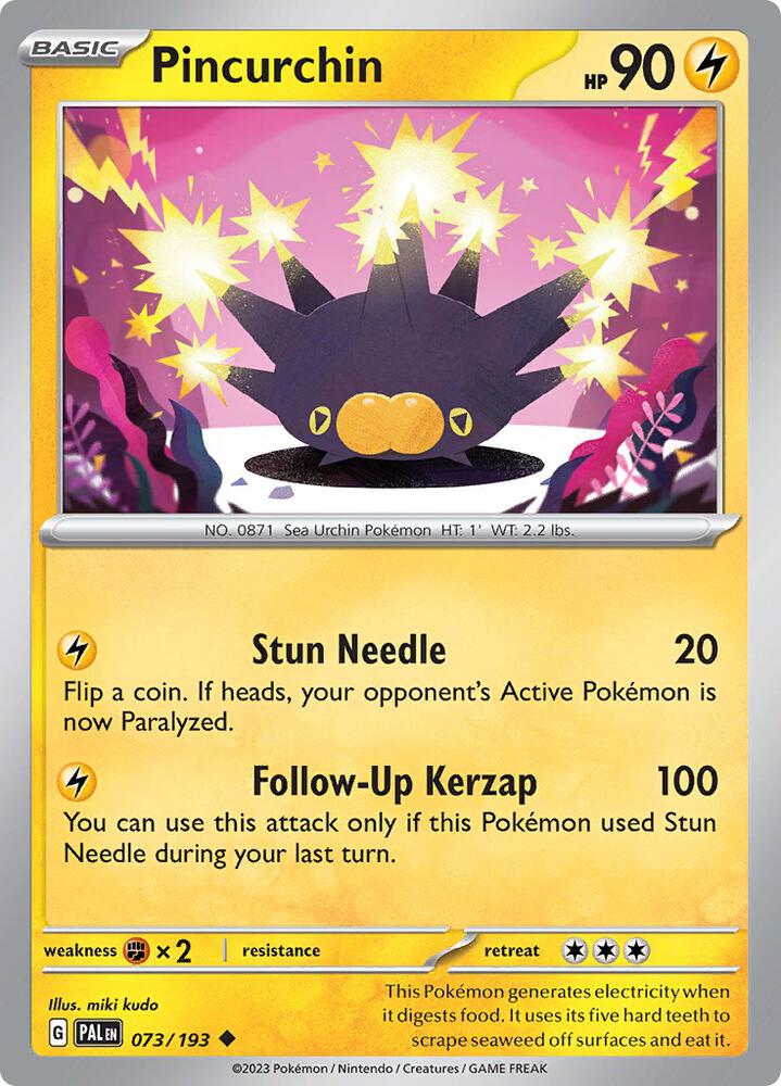 Pincurchin - 73/193 - Paldea Evolved