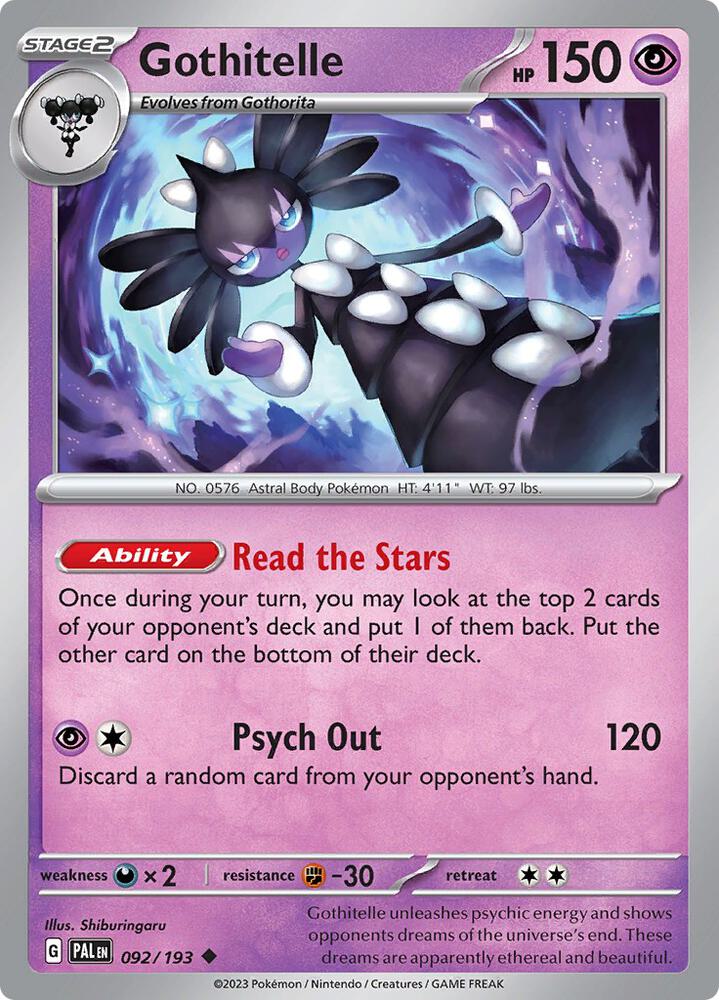 Gothitelle - 92/193 - Paldea Evolved