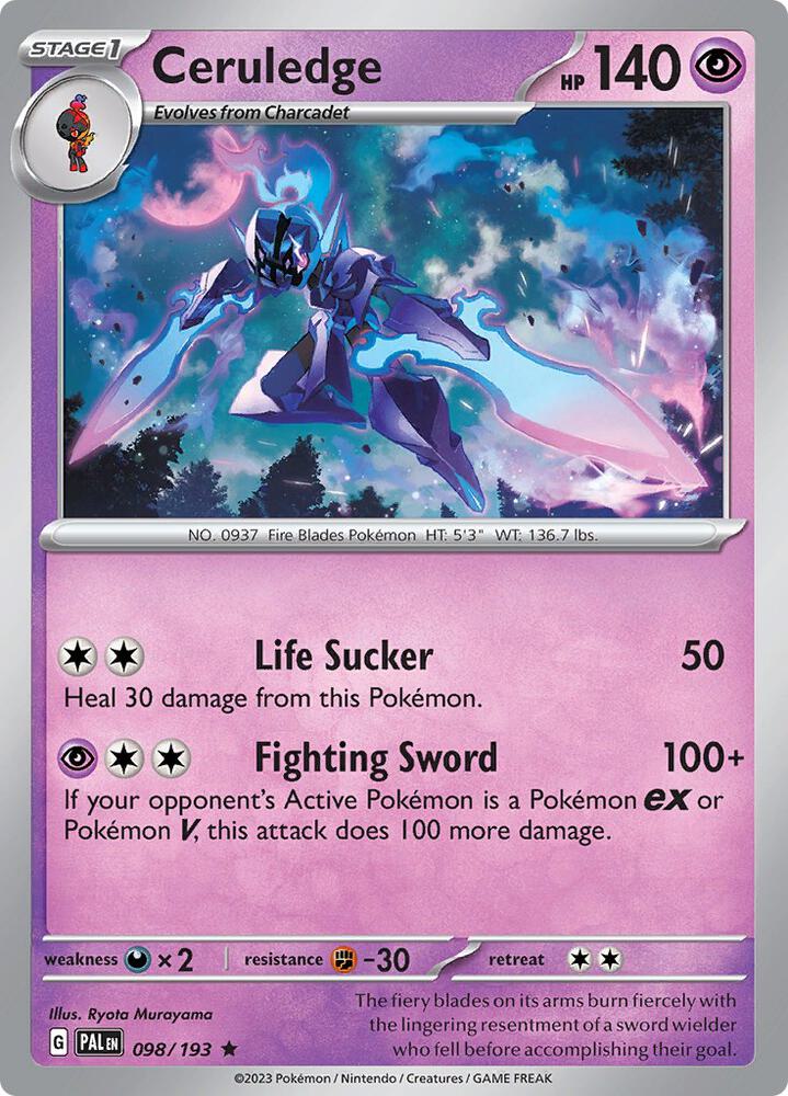 Ceruledge - Holo - 98/193 - Paldea Evolved