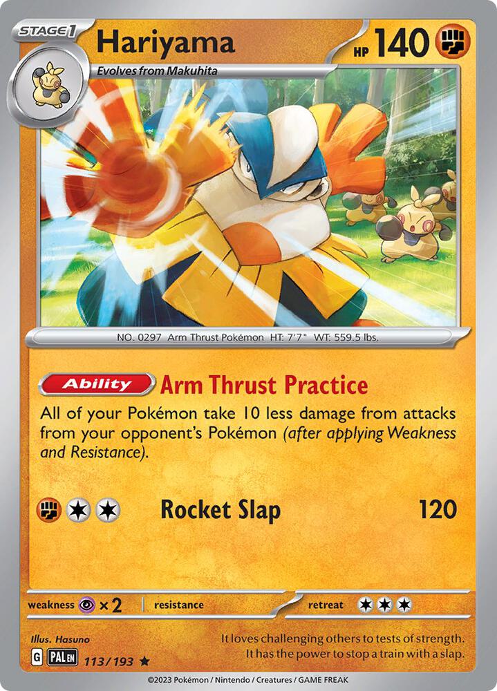 Hariyama - Holo - 113/193 - Paldea Evolved