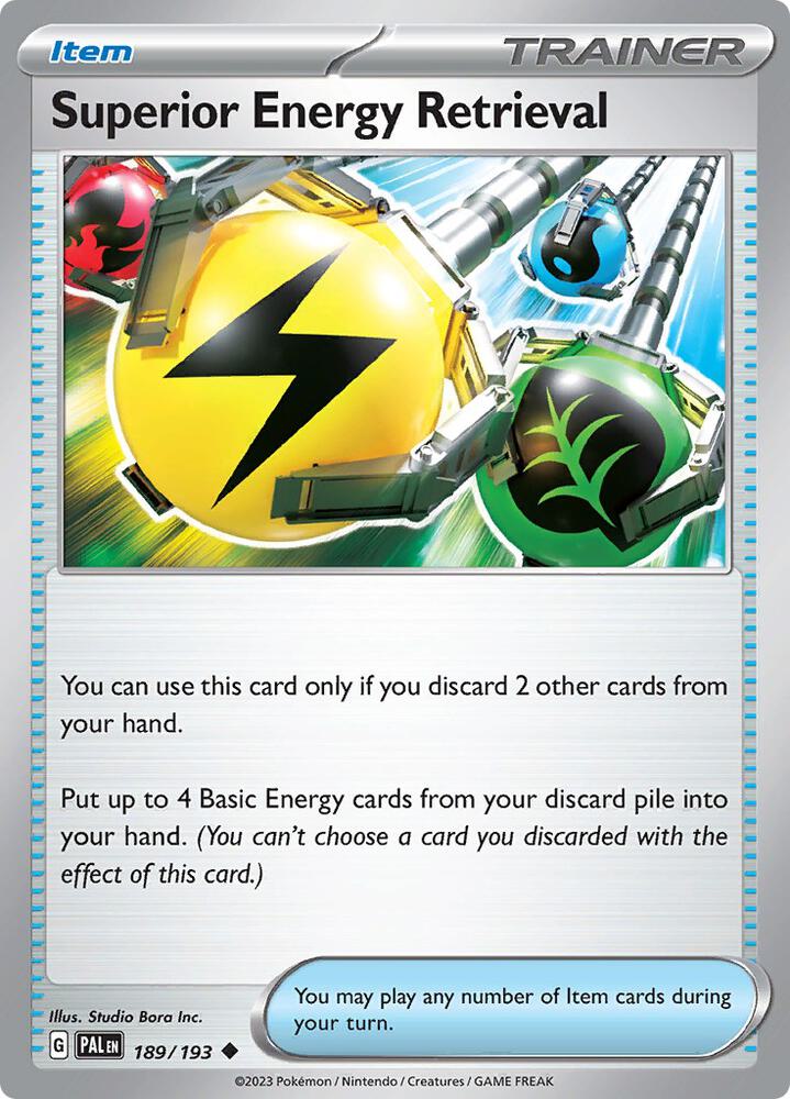 Superior Energy Retrieval - RH - 189/193 - Paldea Evolved