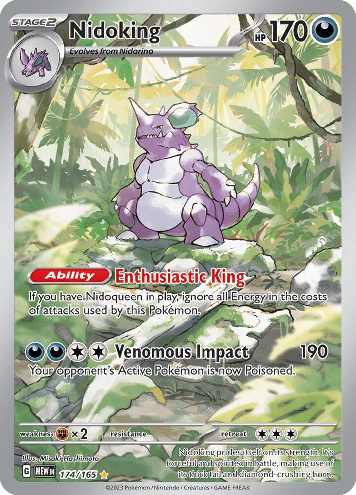Nidoking - 174/165 - Scarlet & Violet 151