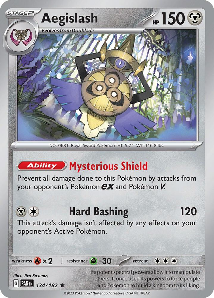 Aegislash - 134/182 - Paradox Rift