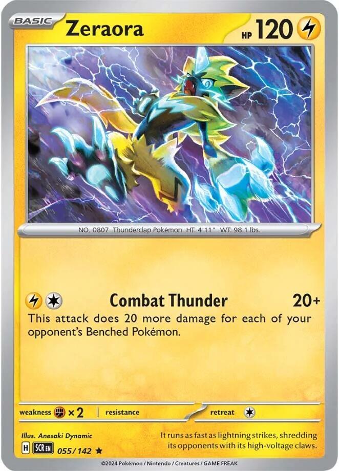 Zeraora - Holo - 55/142 - Stellar Crown