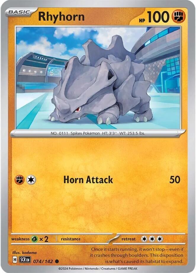 Rhyhorn - 74/142 - Stellar Crown