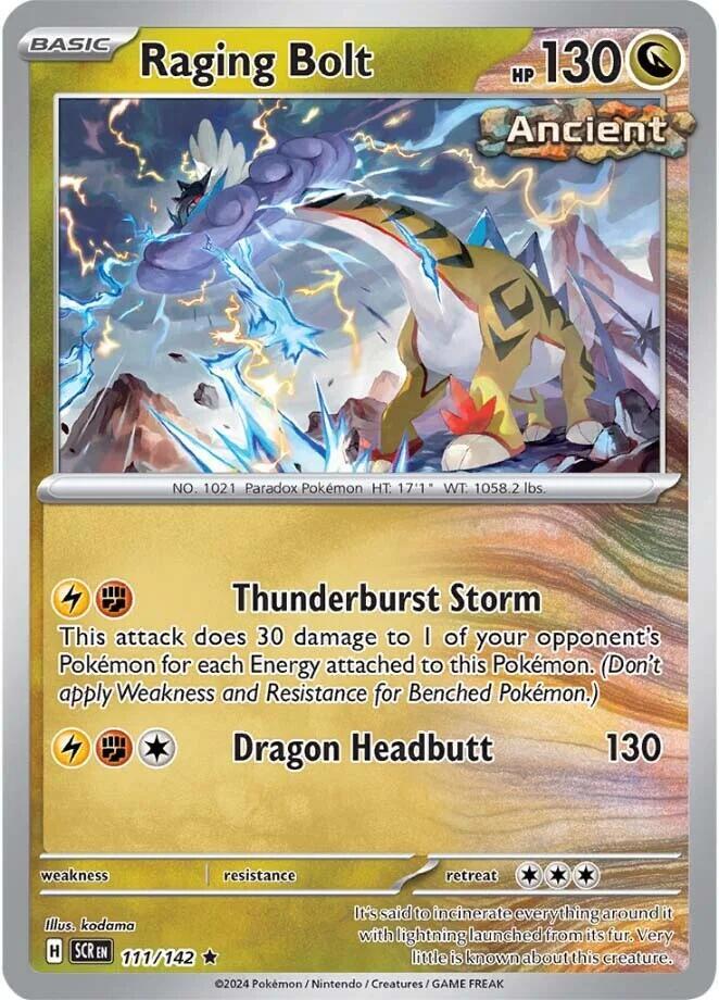 Raging Bolt - Holo - 111/142 - Stellar Crown
