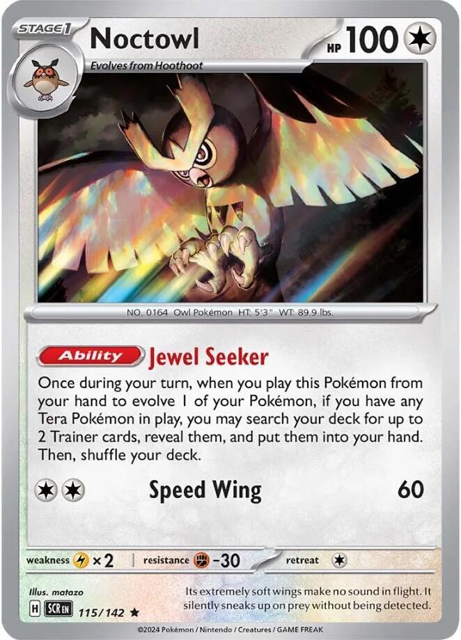 Noctowl - Holo - 115/142 - Stellar Crown