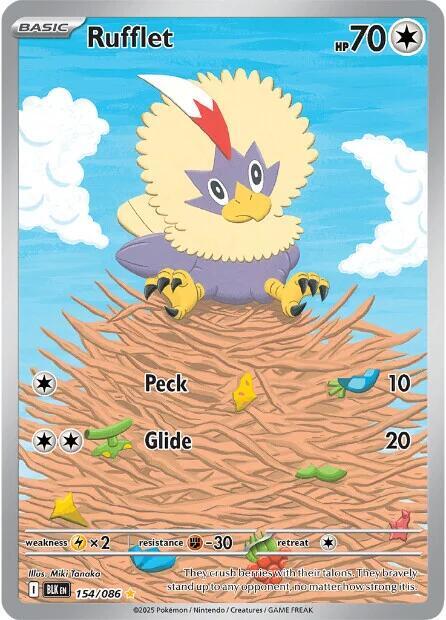 Rufflet - 154/086 - Black Bolt