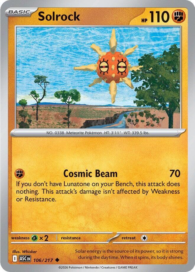 Solrock - 106/217 - Ascended Heroes