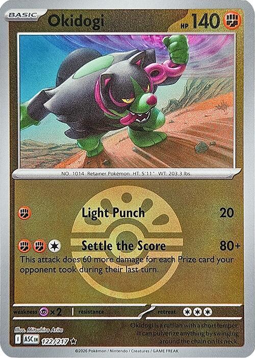Okidogi - Ball Reverse - 122/217 - Ascended Heroes