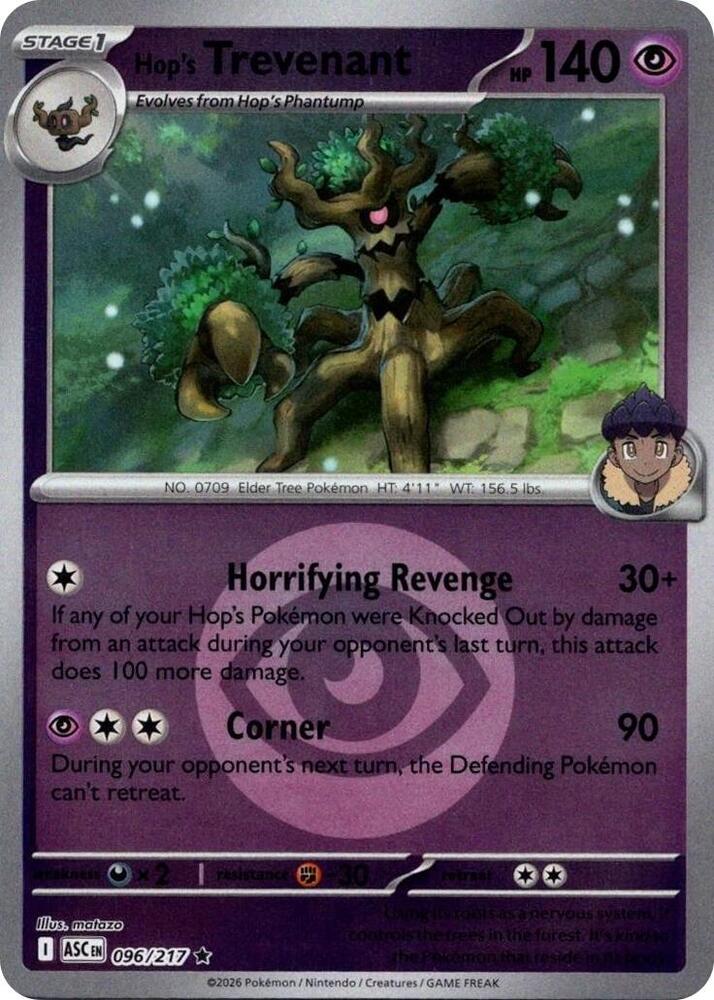 Hop's Trevenant - Energy Reverse - 96/217 - Ascended Heroes