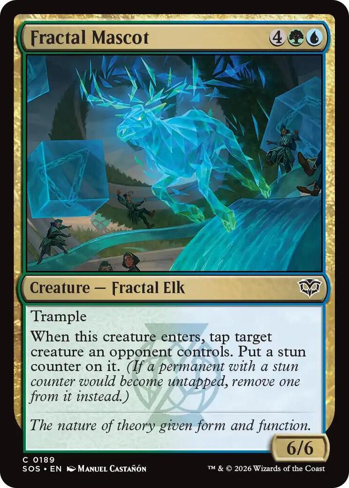 Fractal Mascot - Foil - 189 - Secrets of Strixhaven