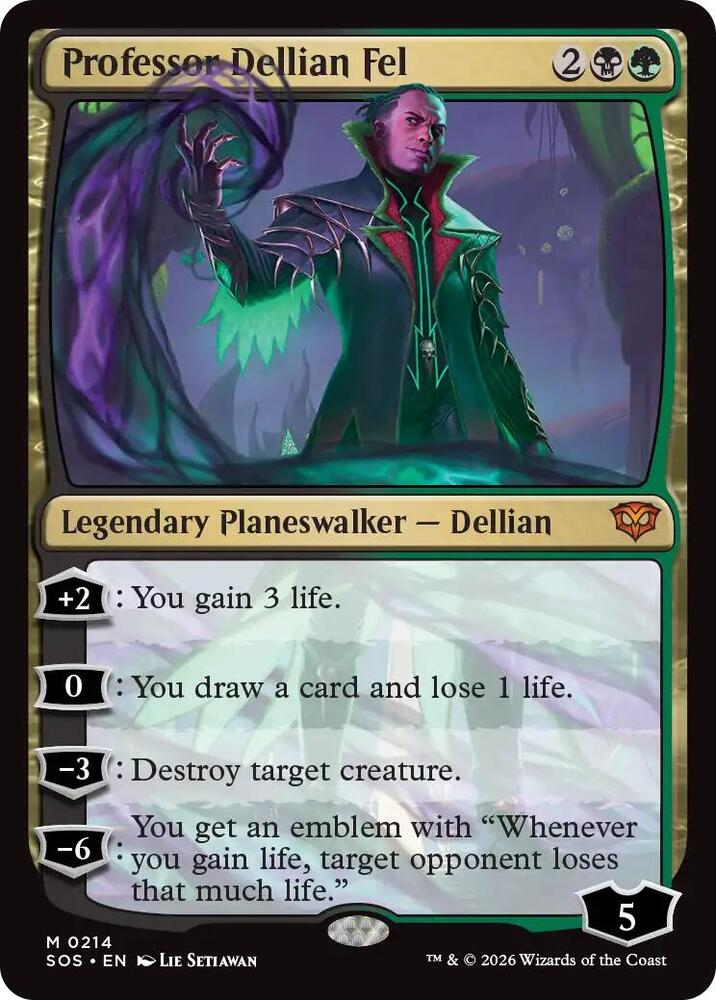 Professor Dellian Fel - 214 - Secrets of Strixhaven