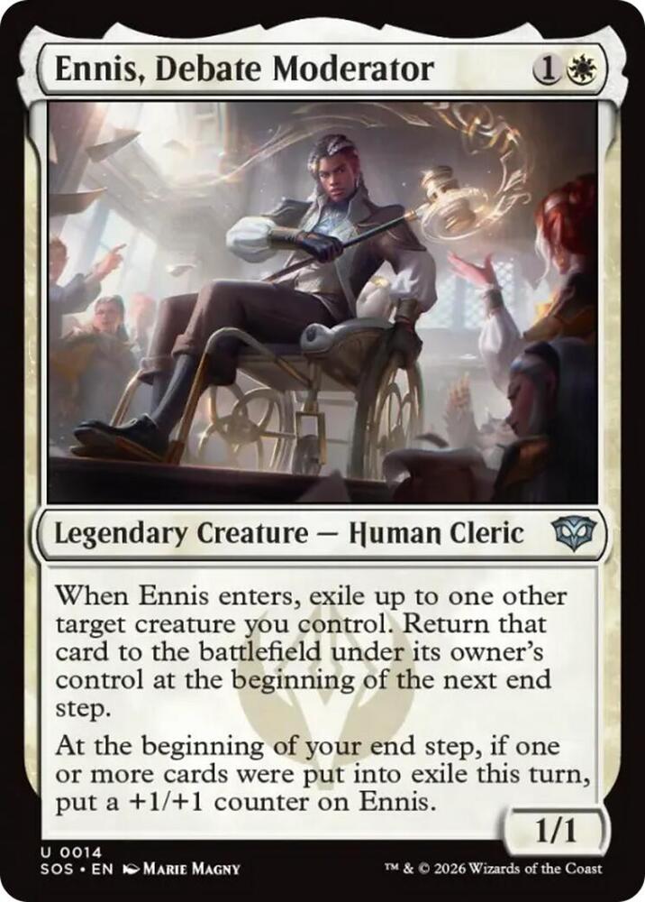 Ennis, Debate Moderator - 14 - Secrets of Strixhaven