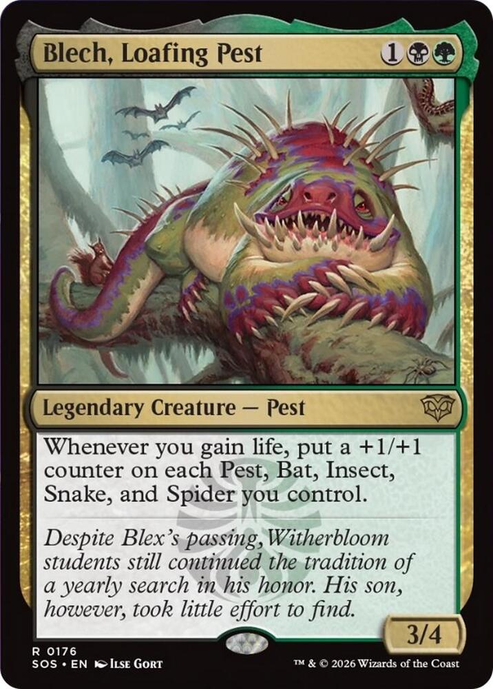 Blech, Loafing Pest - 176 - Secrets of Strixhaven