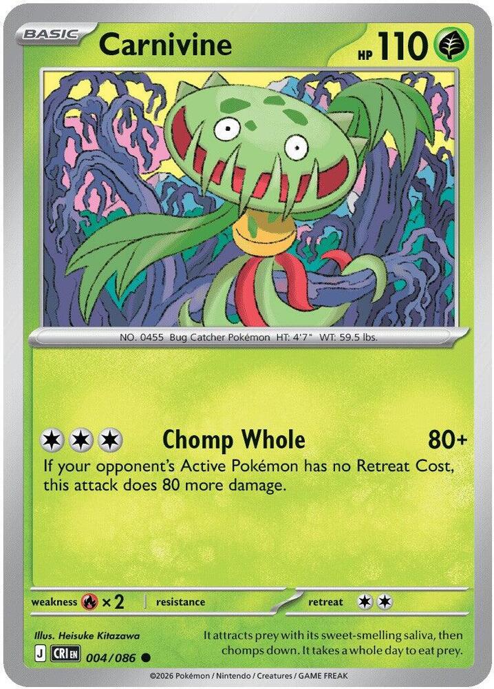 Carnivine - 4/86 - Chaos Rising
