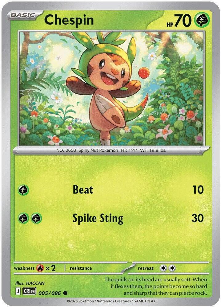 Chespin - RH - 5/86 - Chaos Rising