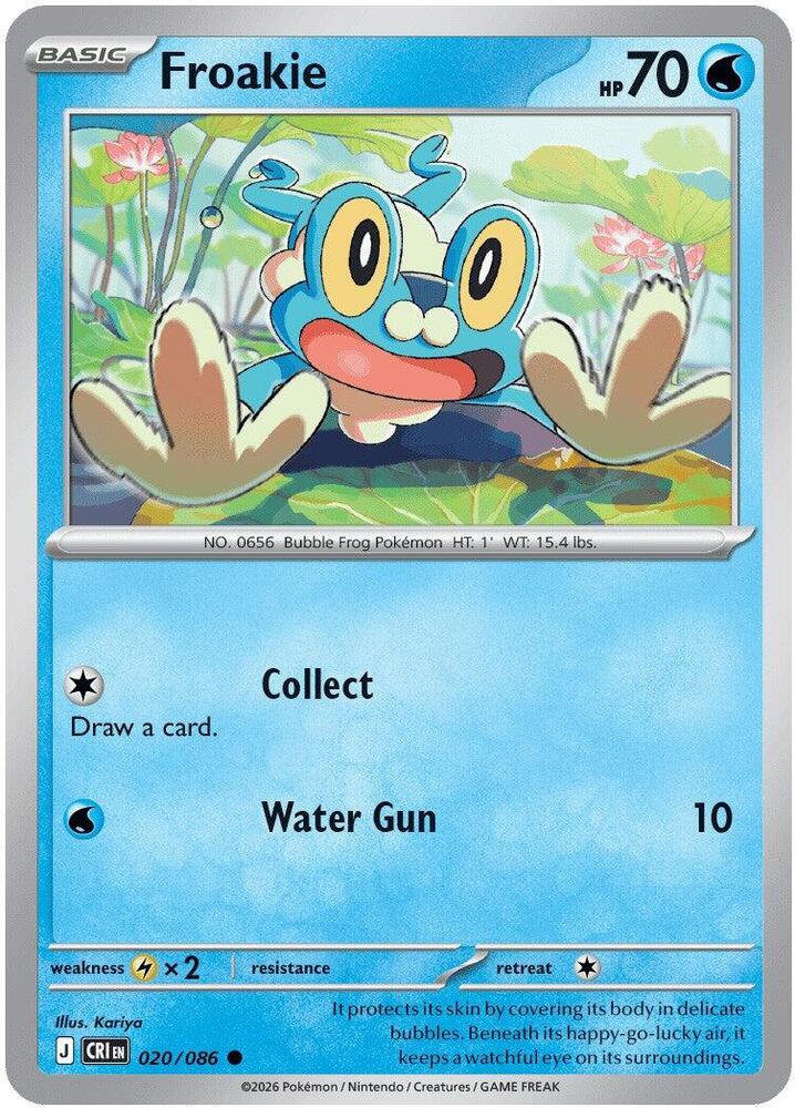 Froakie - 20/86 - Chaos Rising